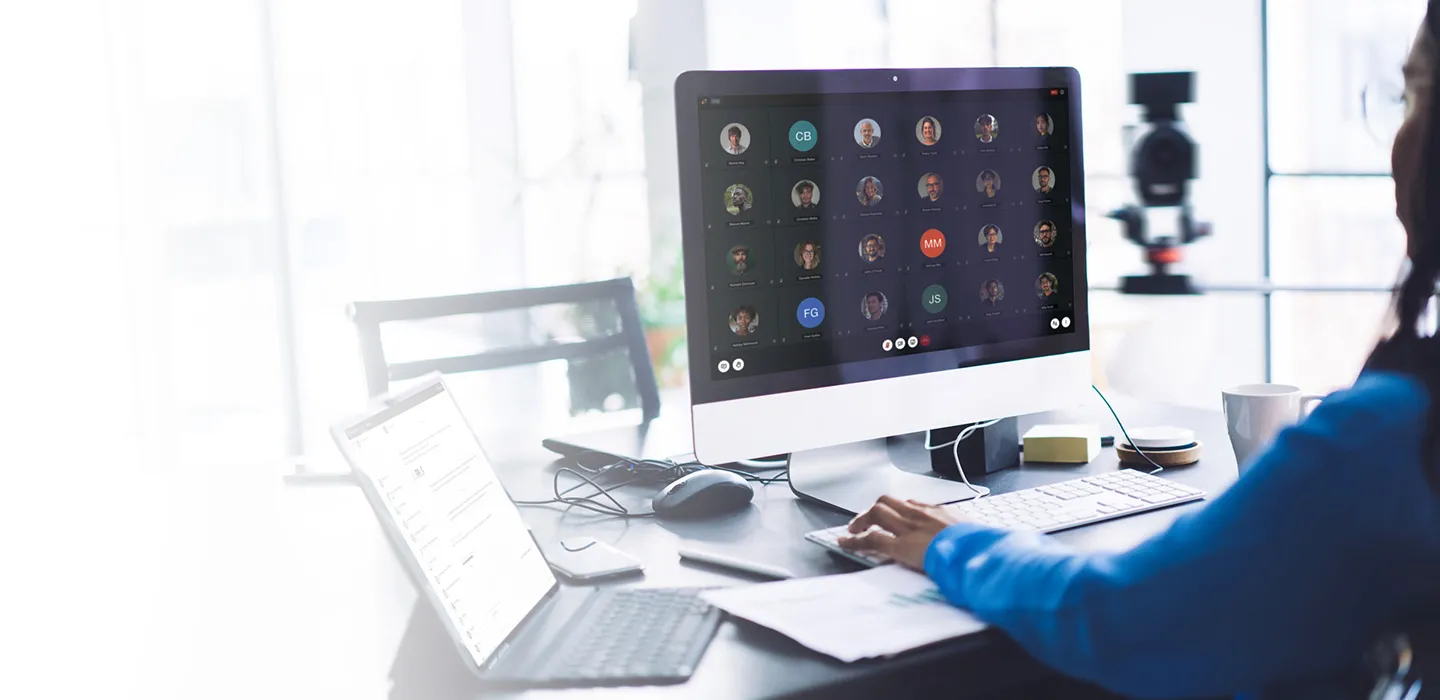 Videomeeting in HCL&nbsp;Sametime mit mehreren Teilnehmenden