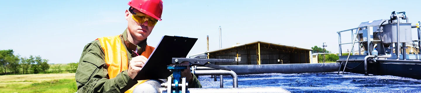Anlage eines US‑amerikanischen Wasserversorgers aus der Vogelperspektive